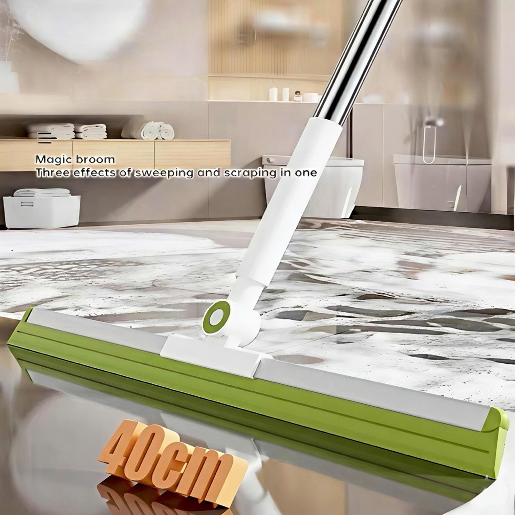 Cây Gạt Kính, Gạt Nước Magic Silicon Vệ Sinh Tiện Dụng Cán Dài Xoay 180 độ