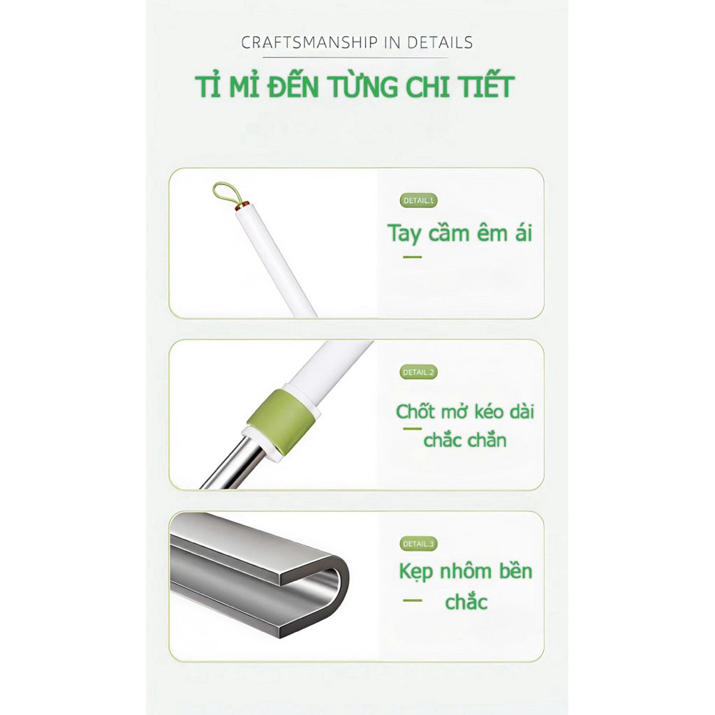 Cây Gạt Kính, Gạt Nước Magic Silicon Vệ Sinh Tiện Dụng Cán Dài Xoay 180 độ