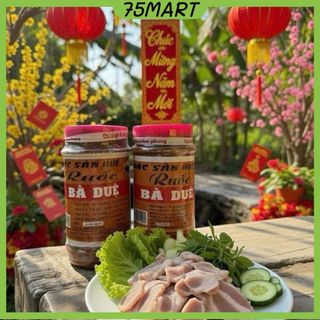 Combo 2 hủ Mắm Ruốc Huế Bà Duệ (NẮP HỒNG) hủ lớn 380g - Đặc sản Huế