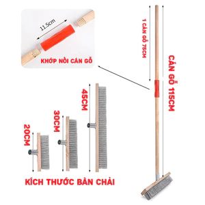 Chổi sắt chà rêu, chổi sắt chà rong rêu vệ sinh sân vườn, lối đi SOHA