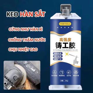 Keo Hàn Sắt AB 2 Thành Phần Chống Thấm Nước Chịu Nhiệt Cao | Keo Dán Kim Loại Vá Ống Nước