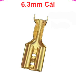 [Giá sỉ] (100 cái) Đầu Cos ghim đực cái 15A 2.8 4.8 6.3 mạ Vàng