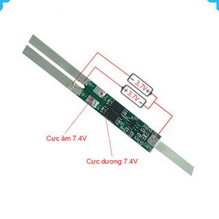 [Bán sỉ combo] Mạch bảo vệ pin Lithium 2S 8.4V có kẽm hàn sẵn