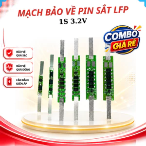 Mạch bảo vệ pin sắt LifePo4 1S 3.2V có sẵn kẽm hàn