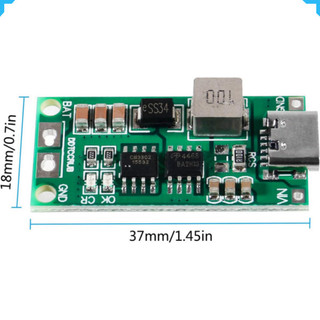Mạch sạc cổng type C tăng áp dùng cho pin Lithium 3.7V 2S/3S/4S dòng sạc 1 - 4A