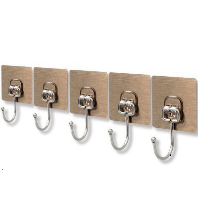 Combo 50 Móc quần áo Móc Dán Tường INOX 304 Chắc Chắn