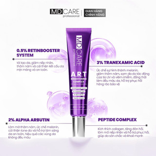 Kem Dưỡng Da Trắng Sáng Thế Hệ Mới MD CARE 30ml A.R.T BRIGHTENING COMPLEX