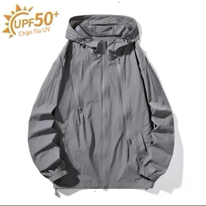 Áo Khoác Chống Nắng Vải Gió Dù Cao Cấp Unisex, Áo Gió Khóa Kéo Đa Năng Hot Trend Phong Cách Thể Thao
