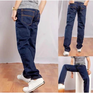 Quần Jean Nam Dài Ống suông 03 màu cơ bản vải jean cotton mềm mịn form chuẩn đẹp-Jean002 Hot Trend 2026