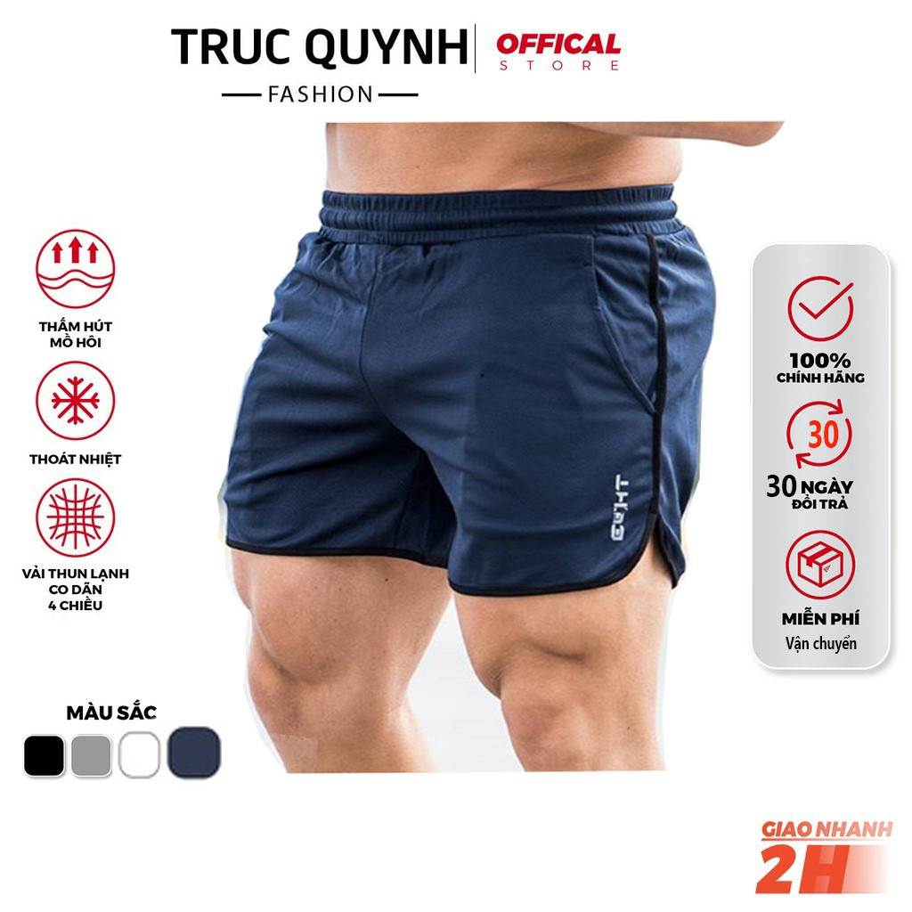 Quần đùi nam thể thao 𝗘𝗖𝗛𝗧 cao cấp, co giãn 4 chiều vận động thoải mái_QSGM003 Hot Trend 2026