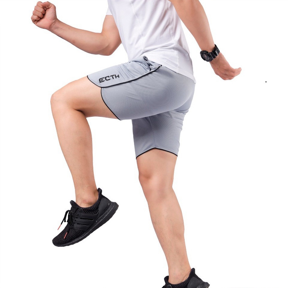 Quần đùi nam thể thao 𝗘𝗖𝗛𝗧 cao cấp, co giãn 4 chiều vận động thoải mái_QSGM003 Hot Trend 2026