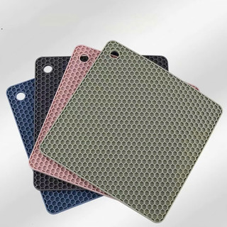 Miếng lót silicon cách nhiệt cao cấp, tấm lót chống xước bếp chịu nhiệt lên tới 200 độ C (sẵn) 🌸🌸🌸
