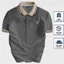 Áo thun Polo nam thêu Logo Sừng Hươu vải cá sấu cotton co giãn 4 chiều cực kỳ sang trọng-PLODEER256 Hot Trend 2026