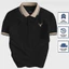 Áo thun Polo nam thêu Logo DEER vải thun cotton 4 chiều co giãn cực kỳ sang trọng-DEERVIEN212 Hot Trend 2026