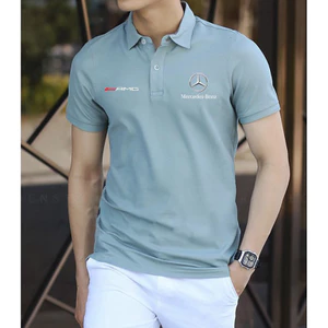 Áo Thun nam THÊU LOGO MEC vải Thun cotton 4 chiều cao cấp sang trọng lịch lãm-PLOMEC518 Hot Trend 2026
