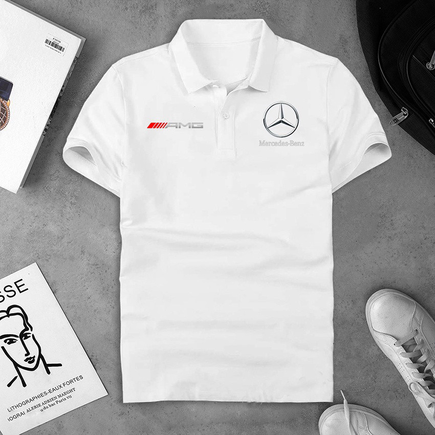 Áo thun Polo nam ngắn tay cổ bẻ thêu Logo Mec-PHG vải thun cotton 4 chiều cao cấp sang trọng lịch lãm-PLOMEC212 Hot Tren