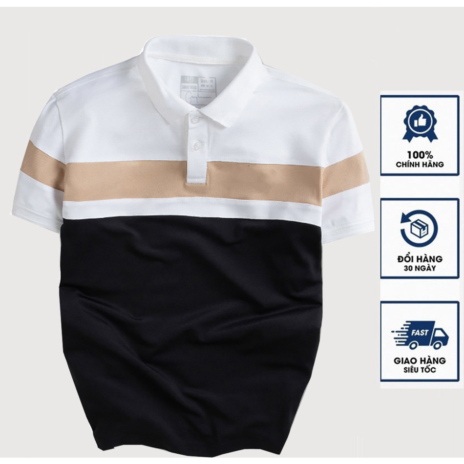 Áo Thun nam POLO SỌC vải thun cotton 4 chiều co giãn cực kỳ mát mẻ sang trọng-PLOSOC227 Hot Trend 2026