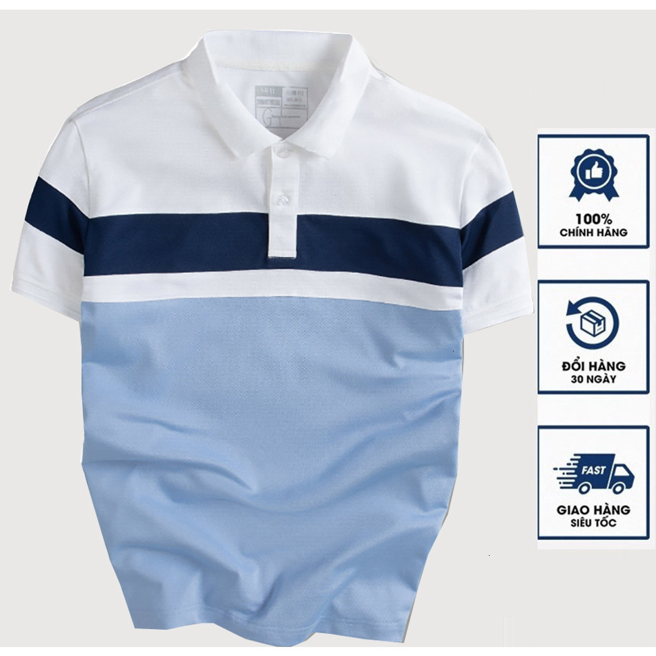 Áo Thun nam POLO SỌC vải thun cotton 4 chiều co giãn cực kỳ mát mẻ sang trọng-PLOSOC227 Hot Trend 2026