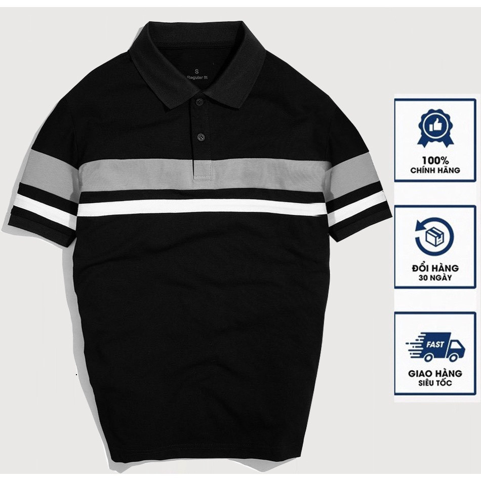 Áo Thun nam POLO SỌC vải thun cotton 4 chiều co giãn cực kỳ mát mẻ sang trọng-PLOSOC227 Hot Trend 2026