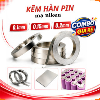 [Ưu đãi] (10 mét) Kẽm đơn hàn cell pin mạ Niken