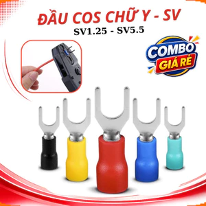 Đầu cos chữ Y SV, đầu cos bấm dây điện tiện lợi