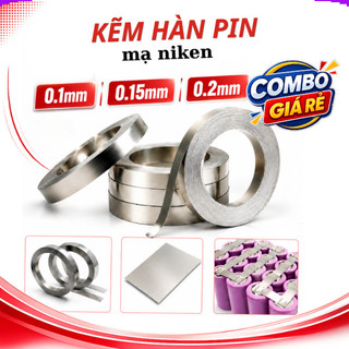 [Giá combo] (10 mét) Kẽm đơn hàn cell pin mạ Niken