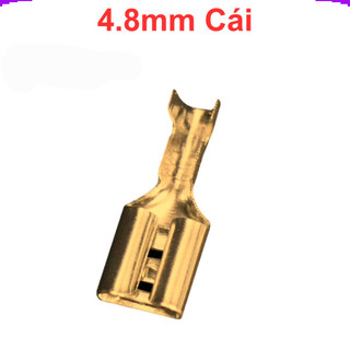 [Giá combo] (100 Cái) Đầu Cos ghim đực cái 15A 2.8 4.8 6.3 mạ Vàng