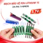 Mạch bảo vệ pin Lithium 1S 3.7V 2A - 9A (1 - 6 MOS) có hàn kẽm sẵn