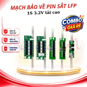 Mạch bảo vệ pin Lithium công suất cao 1S 3.7V có hàn kẽm sẵn