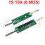 Mạch bảo vệ pin Lithium công suất cao 1S 3.7V có hàn kẽm sẵn