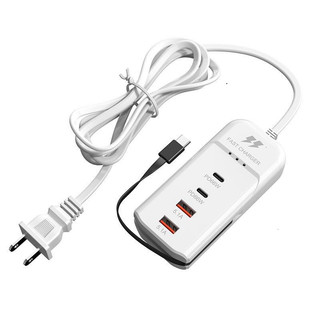 [HOT] Bộ Sạc 5 Cổng USB Type C, Ổ Cắm Sạc Điện Thoại 5 Trong 1 Sạc 20W An Toàn, Tiện Dụng Tương Thích Với Nhiều Thiết Bị
