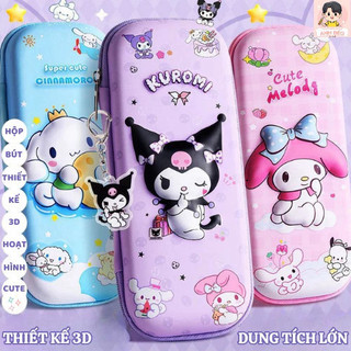 [HOT] Hộp Đựng Bút In Nổi 3D Họa Tiết Cute – Vải Chống Thấm, Dành Cho Bé Gái Và Bé Trai AL ..