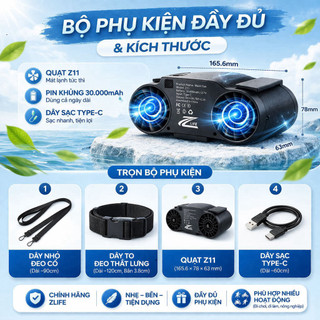 [HOT] Quạt Đeo Hông Thắt Lưng Chính Hãng Quạt Phản Lực Đeo Cổ Đi Dã Ngoại, Du Lịch, Quạt đeo làm việc ngoài trời tiện lợ
