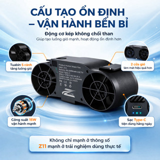 [HOT] Quạt Đeo Hông Thắt Lưng Chính Hãng Quạt Phản Lực Đeo Cổ Đi Dã Ngoại, Du Lịch, Quạt đeo làm việc ngoài trời tiện lợ