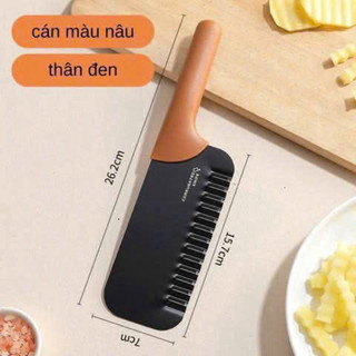 [HOT] Dao Lượn Sóng Cắt Hoa Quả Thái Rau Củ Cho Bé Ăn Dặm Chất Liệu Thép Không Gỉ An Toàn Và Tiện Lợi Huytrg ..