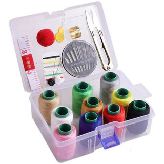 [HOT] Bộ Kim Chỉ 21 Món Kèm Hộp Đựng Trong Suốt, May Vá Và Sửa Chữa Quần Áo Nhỏ Gọn Dễ Mang Theo Khi Đi Du Lịch tiện lợi