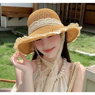 [HOT] Mũ Cói Ren Đi Biển Cho Mẹ Và Bé Gái Đáng Yêu, Nón Chống Nắng Đi Du Lịch Style Nàng Thơ PM ..