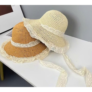 [HOT] Mũ Cói Ren Đi Biển Cho Mẹ Và Bé Gái Đáng Yêu, Nón Chống Nắng Đi Du Lịch Style Nàng Thơ PM ..