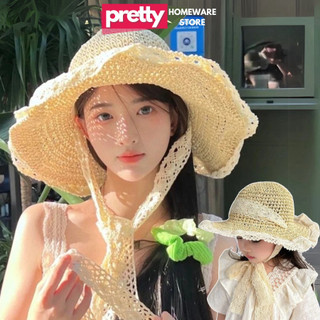 [HOT] Mũ Cói Ren Đi Biển Cho Mẹ Và Bé Gái Đáng Yêu, Nón Chống Nắng Đi Du Lịch Style Nàng Thơ PM ..