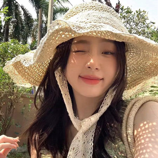 [HOT] Mũ Cói Ren Đi Biển Cho Mẹ Và Bé Gái Đáng Yêu, Nón Chống Nắng Đi Du Lịch Style Nàng Thơ PM ..