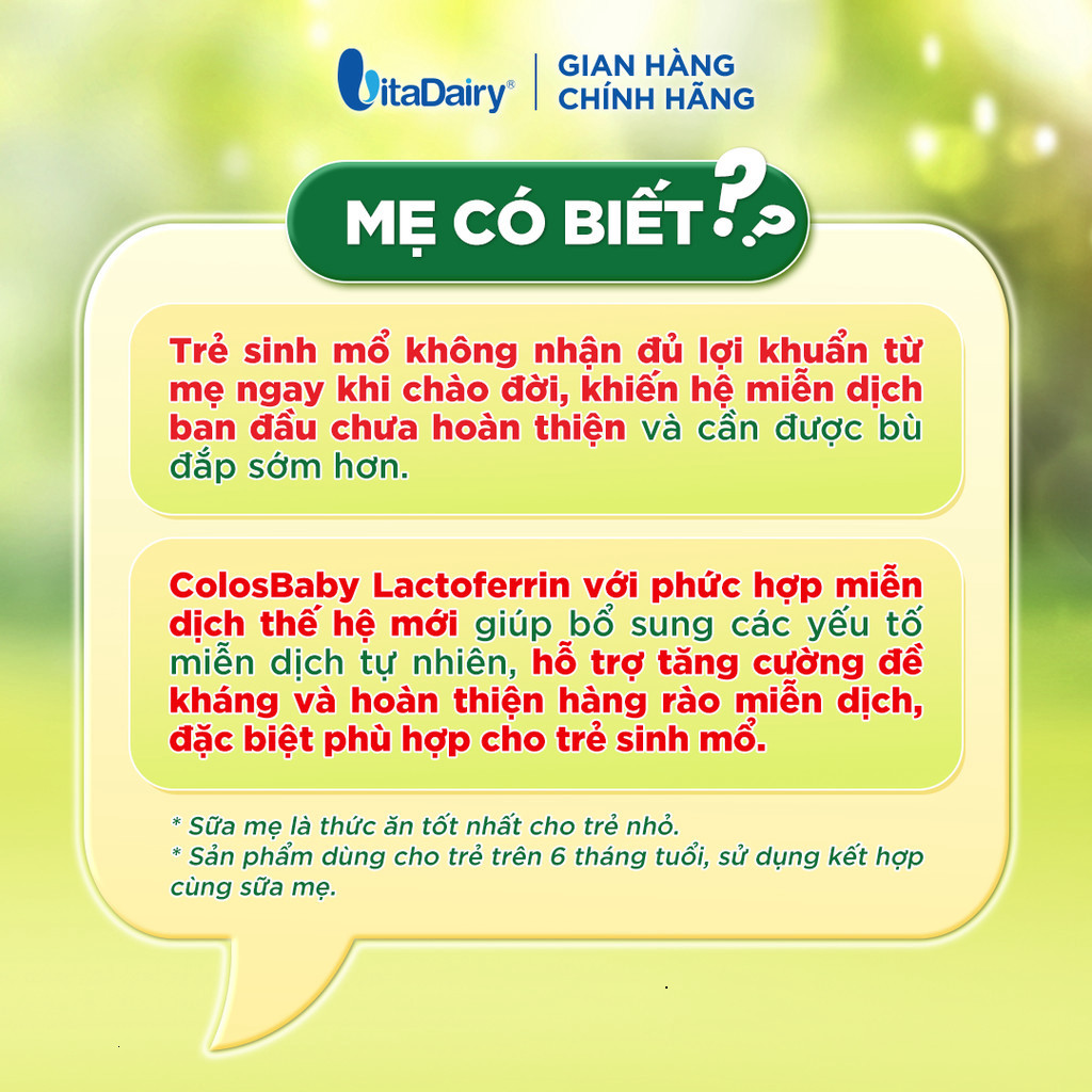 Sữa ColosBaby Lactoferrin 0+,1+, 2+ - Lon 800g Tăng Đề Kháng Cho Bé, Bổ Sung Sữa Non IgG Lactoferrin Hỗ Trợ Tiêu Hóa