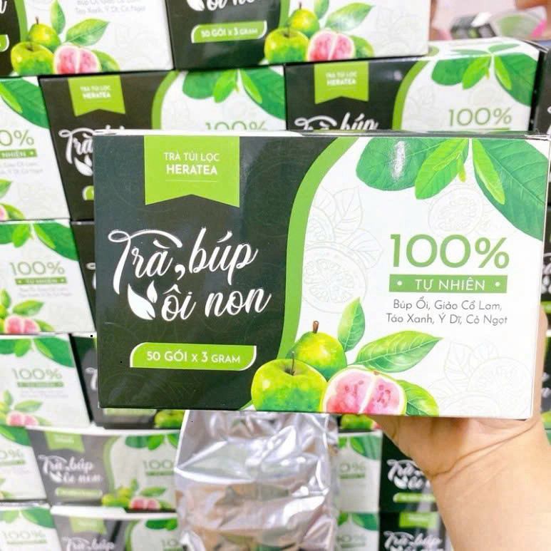 ✅ Trà giảm cân Búp Ổi Non Heratea [Chính Hãng Cao Cấp] Hộp 50 Gói ✅ Trà giảm béo nhanh cấp tốc giữ dáng hoàn hảo