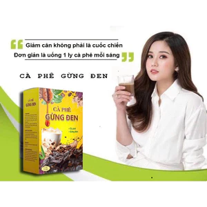 ✅ Cà phê Gừng Đen [Chính Hãng Cao Cấp] Hộp 15 Gói ✅ Cà phê gừng đen mật ong Mộc Tâm dáng đẹp eo thon cho chị em