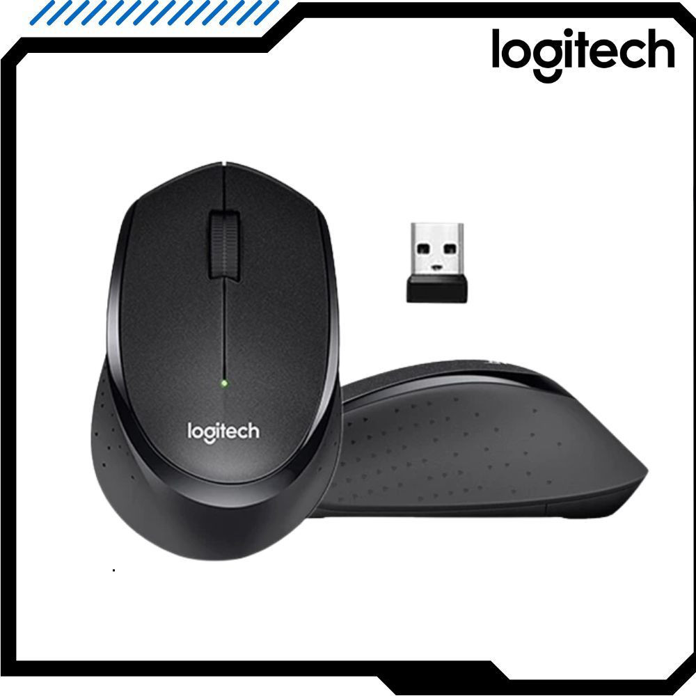 Chuột không dây Logi M330 Silent Plus USB, êm ái, độ nhạy cao, cho tay phải BH-12TH