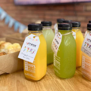 Chai thuỷ tinh BlingBox - Chai thủy tinh nắp nhựa nắp nhôm đựng sữa hạt, nước ép trái cây, trà sữa chai vuông 250ml -30