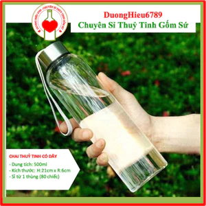 Chai thuỷ tinh BlingBox - [LOẠI 1 - GIÁ HỦY DIỆT] Bình Nước Thủy Tinh, Chai Detox Có Dây Xách 500ml, 300ml - Duonghieu6