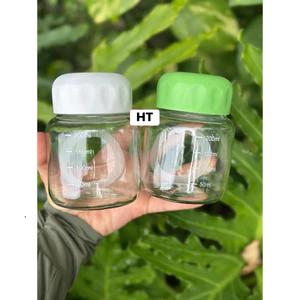 Chai thuỷ tinh BlingBox - Sét 5 Chai thuỷ tinh 300ml chia vạch