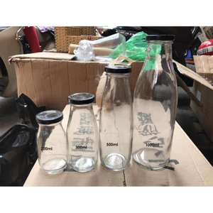 Chai thuỷ tinh BlingBox - Lọ thủy tinh nắp thiếc 500ml,1000ml; chai thủy tinh nắp thiếc