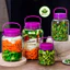 Chai thuỷ tinh BlingBox - Bình Ngâm Rượu Thủy Tinh có Quai Xách Nắp Tím Ngâm Hoa Quả 3 Lít, 5 Lít, 8 Lít, 10 Lít, 12 Lí