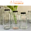 Chai thuỷ tinh BlingBox - [Combo từ 3c] Chai Thủy Tinh Vuông Cao 250ml/350ml/500ml - Đựng Nước ép, Mật Ong, Sữa hạt – Z